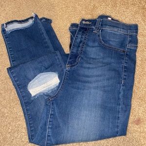 High waisted boutique jeans